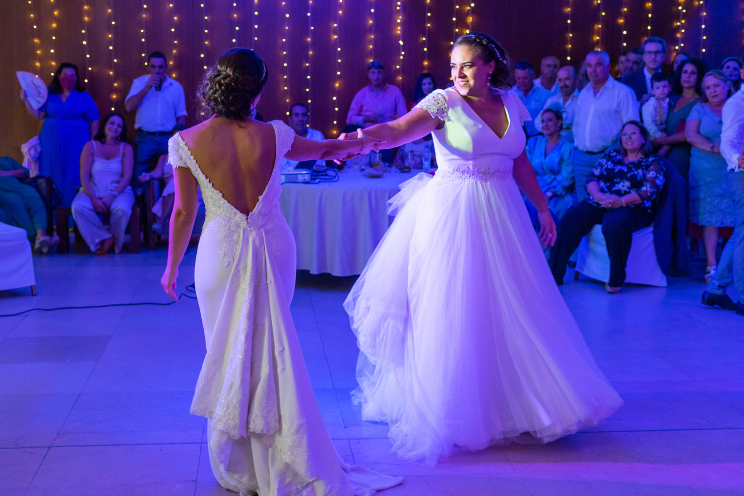 Baile nupcial sencillo en Cádiz