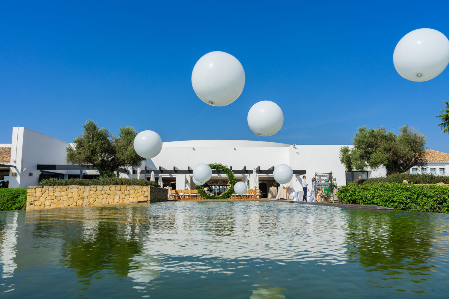 Globos de boda en Alcaidesa Eventos, San Roque
