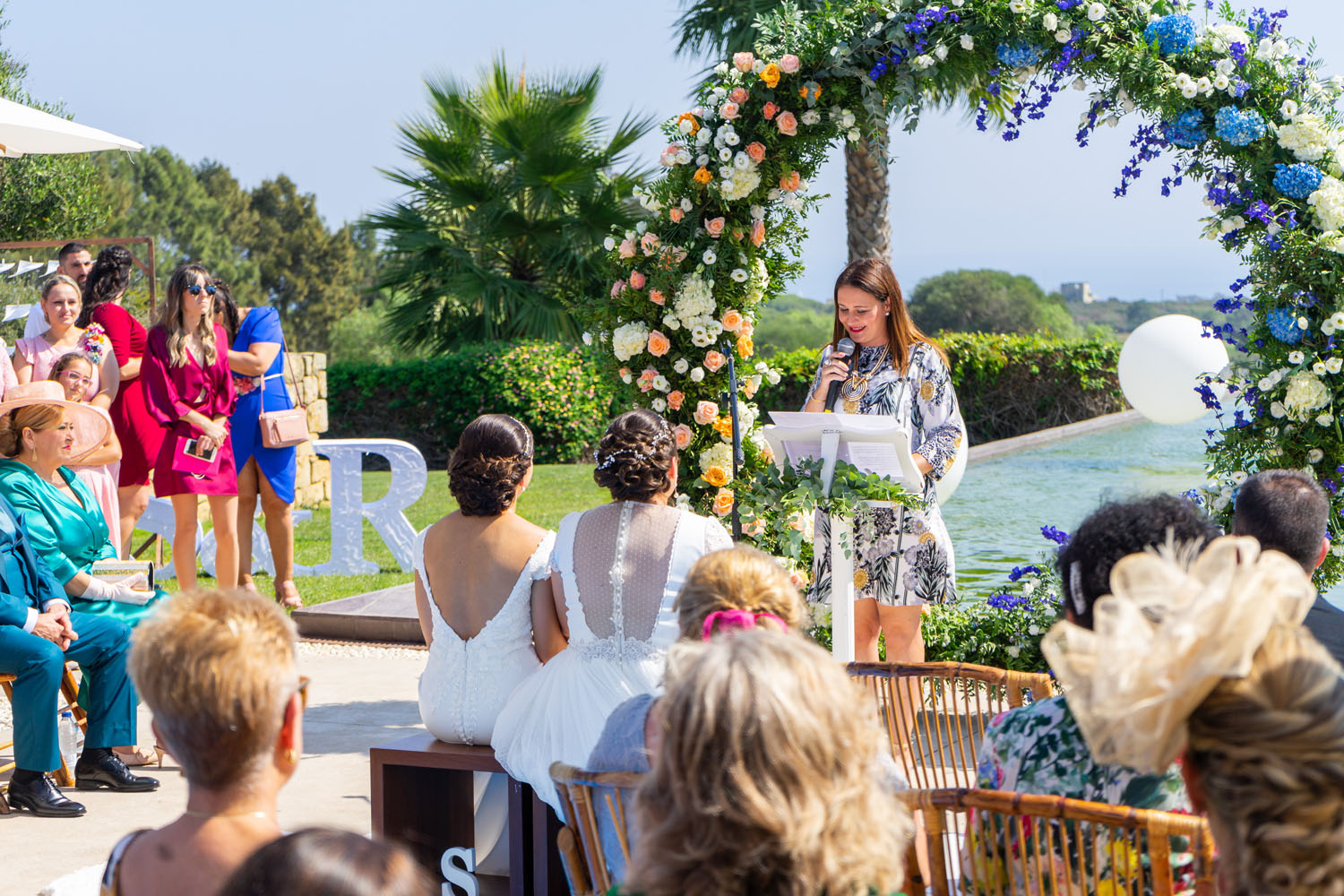 Boda en exterior en Alcaidesa Eventos, Cádiz