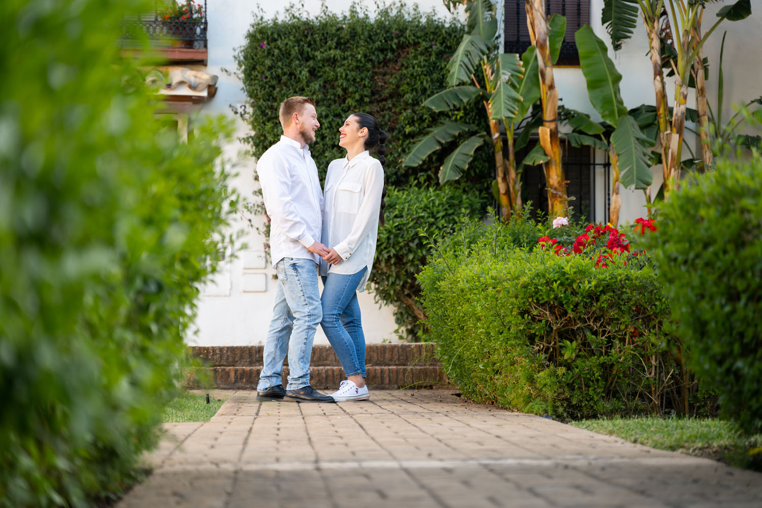 Fotos de preboda en Pueblo de Guadalmina, San Pedro