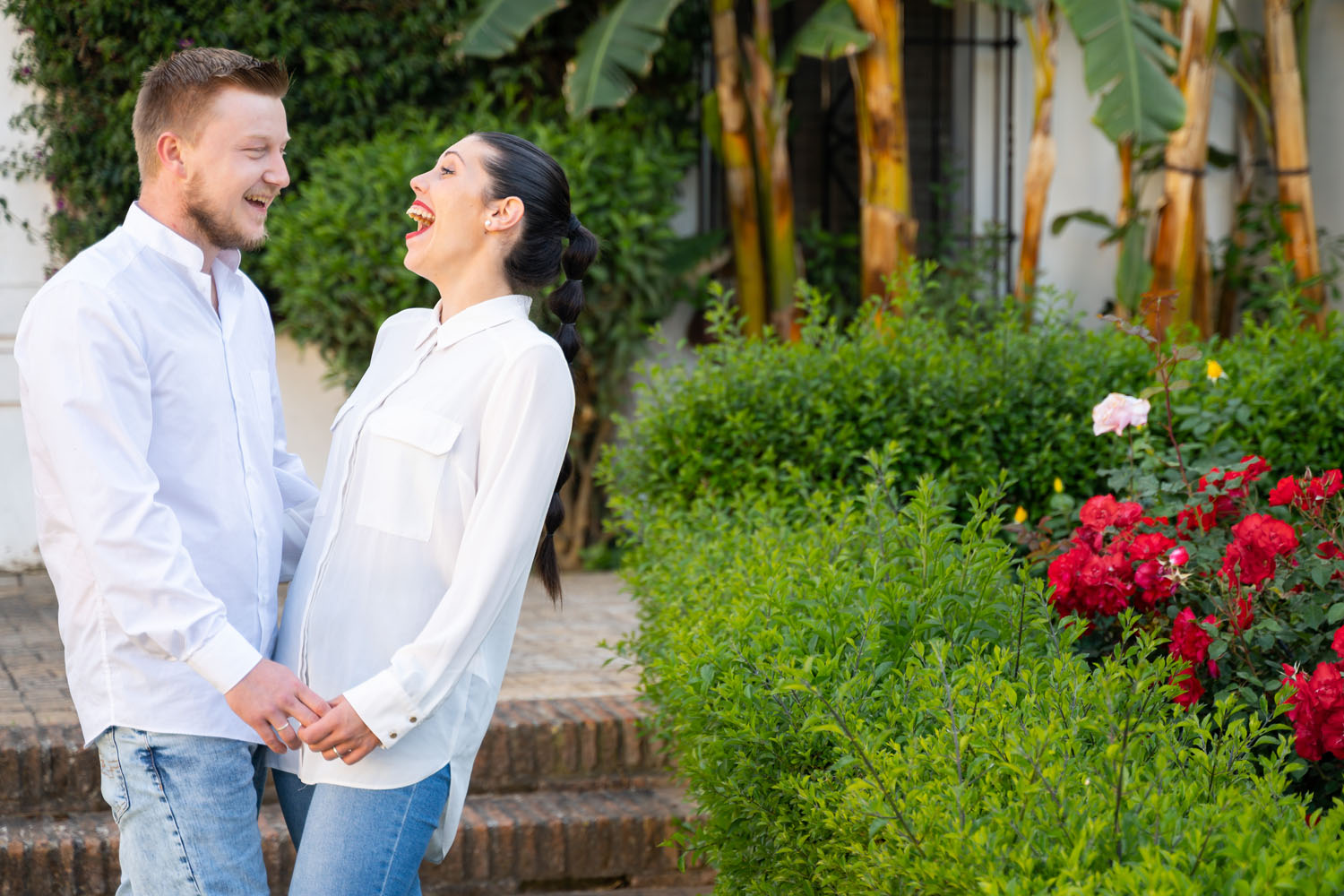 Sesión de fotos preboda en Urbanización Pueblo de Guadalmina