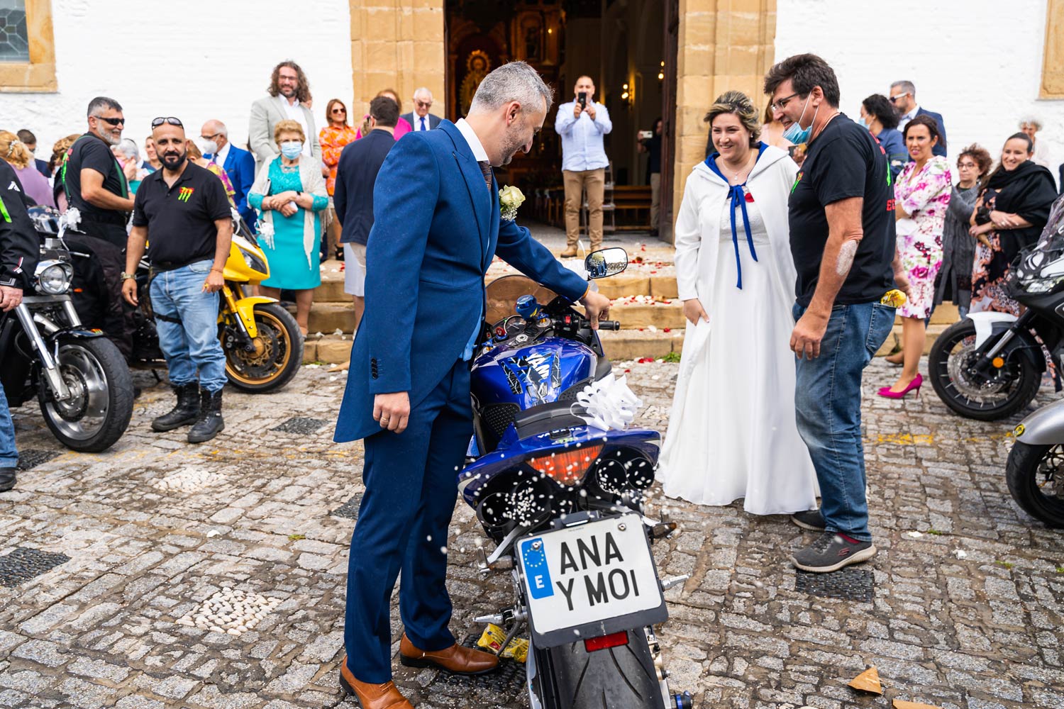Boda motera en Málaga