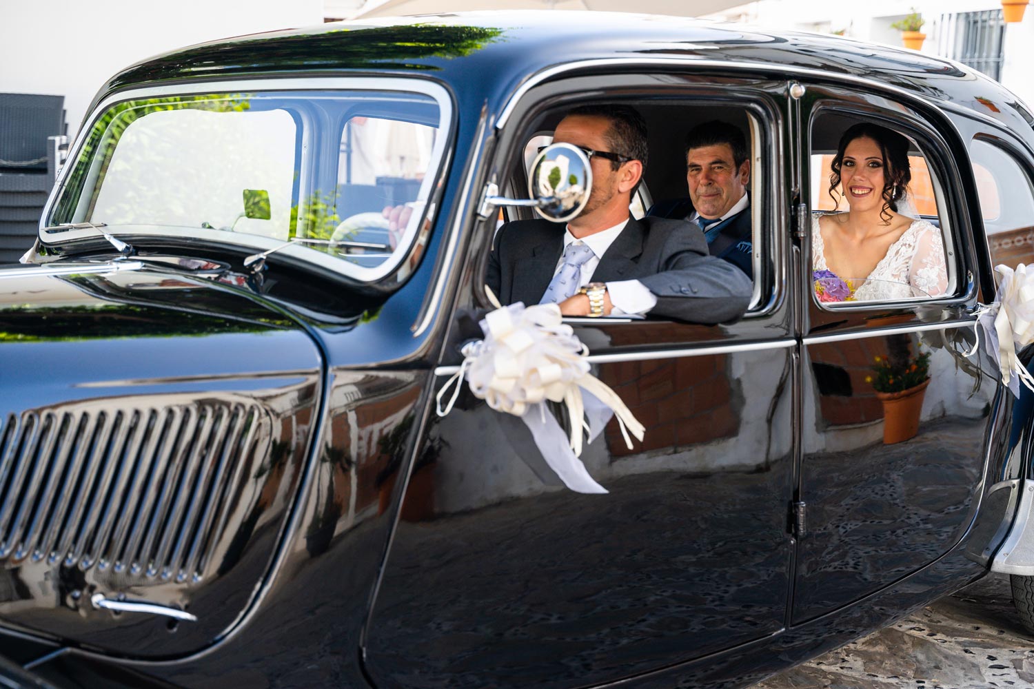 Coche de época para bodas en Málaga