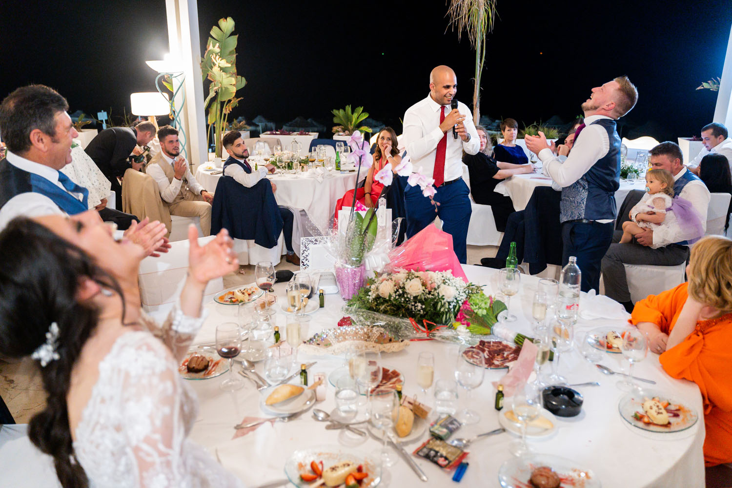 Discurso de los amigos en una boda en Marbella