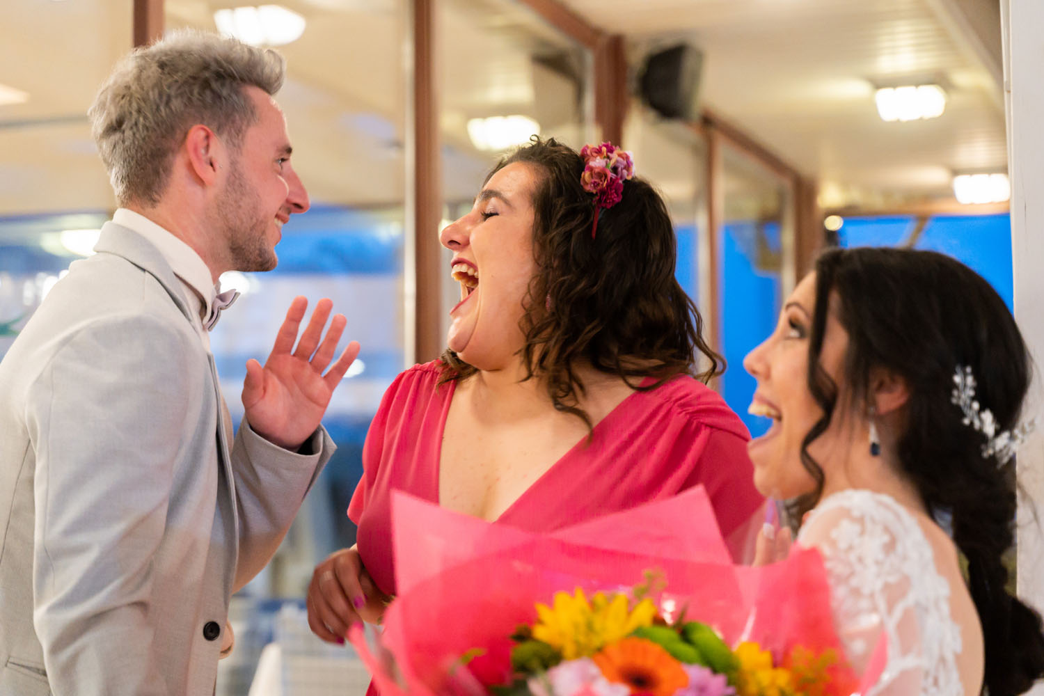Invitados en el convite de una boda en Hotel Guadalmina, Marbella