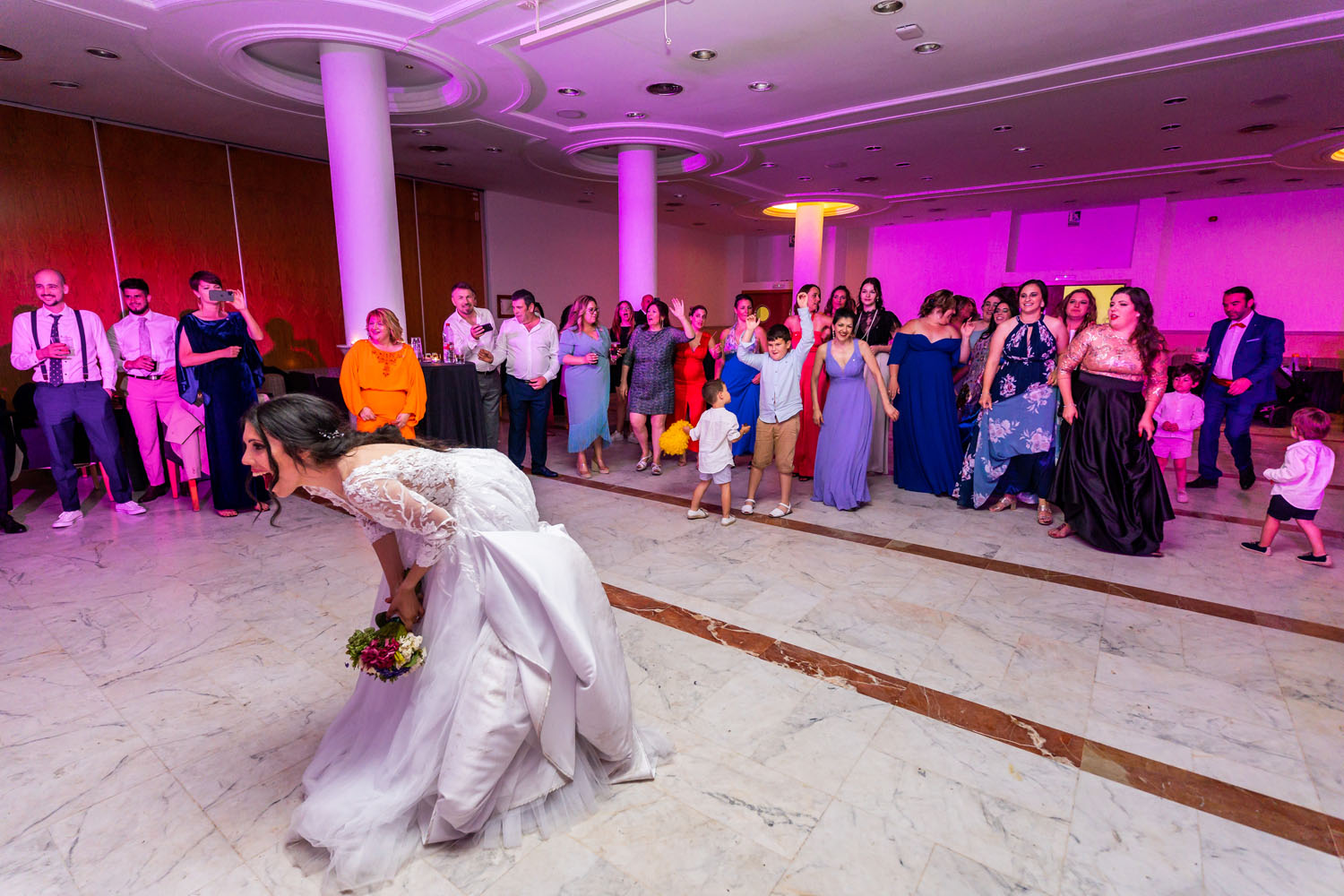 Lanzamiento del ramo de boda en Hotel Guadalmina San Pedro