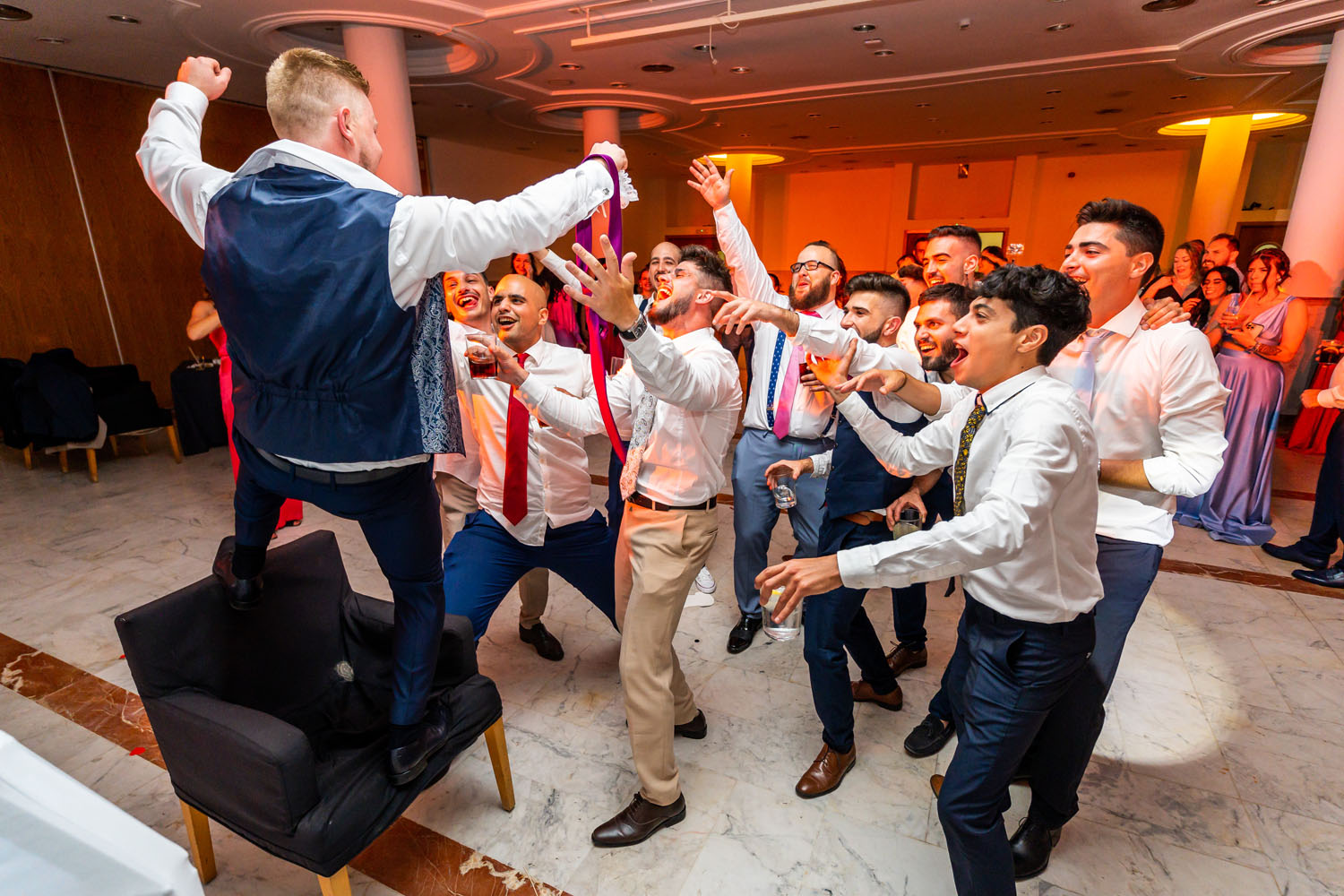 Amigos quieren la liga de boda en San Pedro, Marbella