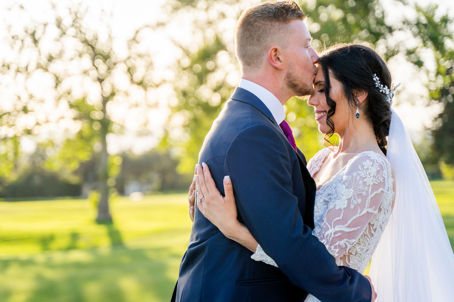 Novios en el campo de golf del Hotel Guadalmina, Marbella