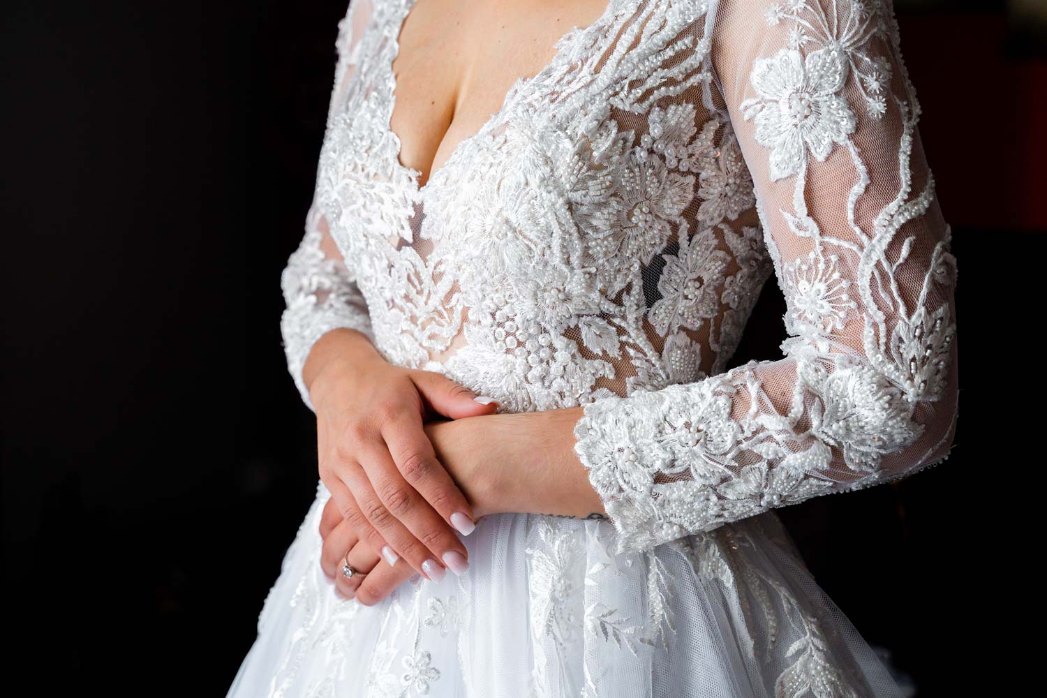 Tela para vestido de novia