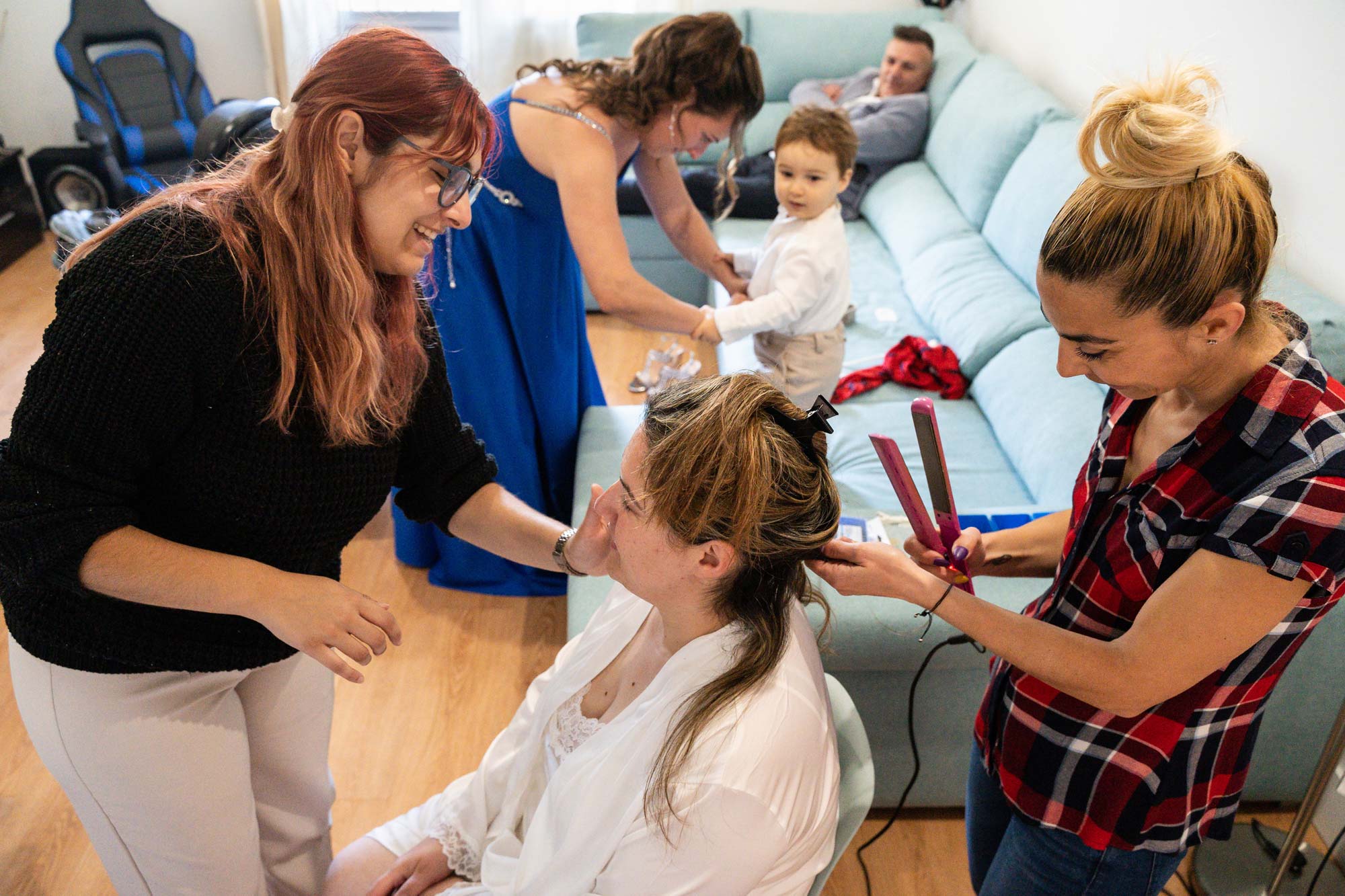 Estrés y nervios durante la preparación de una boda