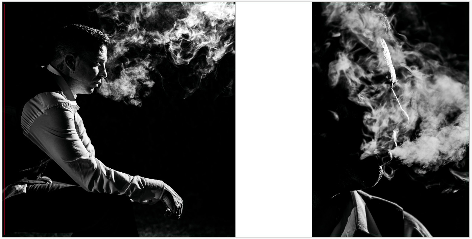 Fotos artísticas y originales en un álbum de bodas